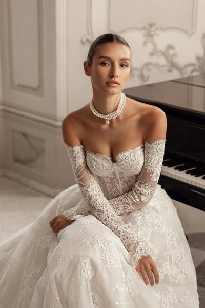2026-ivory-lace-wedding-gown-off-the-shoulder-sleeves-2