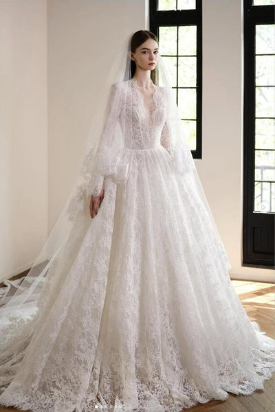 2026-lace-wedding-dresses-with-sleeves-anniversary-gown