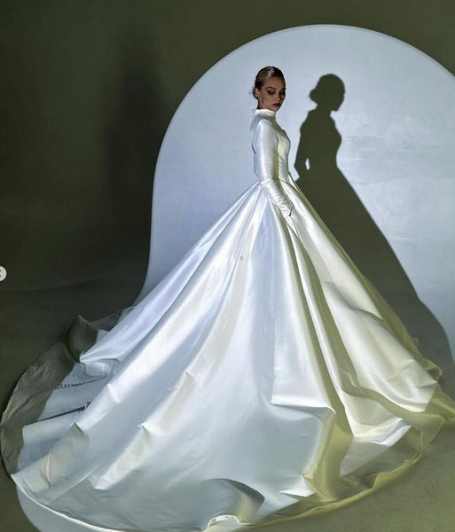 high-neck-satin-wedding-gown-with-long-sleeves-4