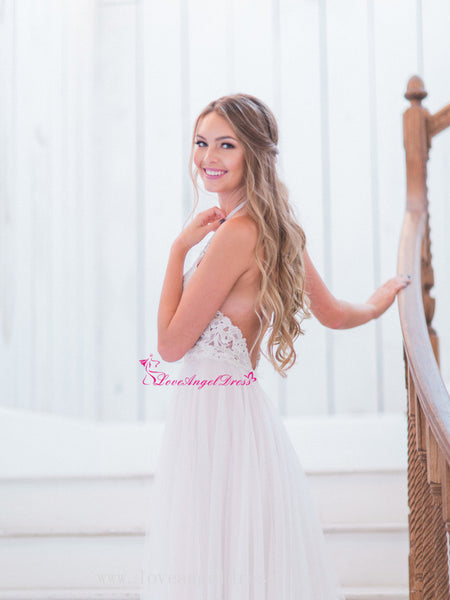 backless-boho-wedding-dresses-with-tulle-skirt