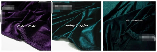 Green Velvet Maternity Gown for Babyshower