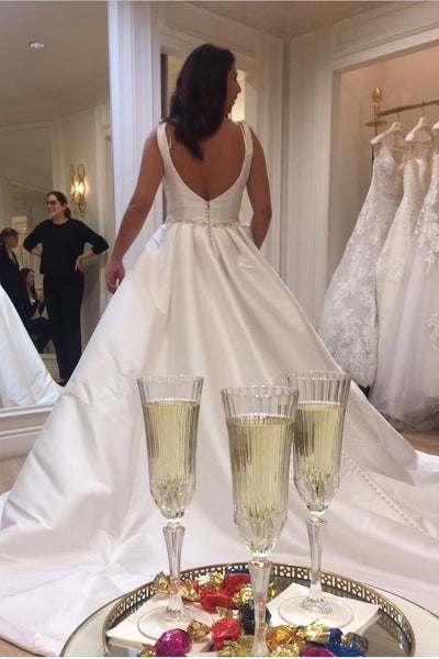 a-line-plus-size-wedding-dresses-with-beaded-belt-1