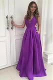 a-line-v-neck-red-satin-prom-gown-with-pockets-1