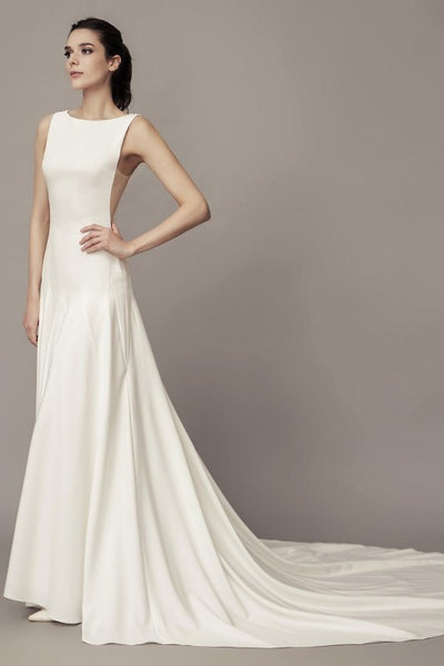bateau-simple-wedding-dresses-with-sweep-train-2