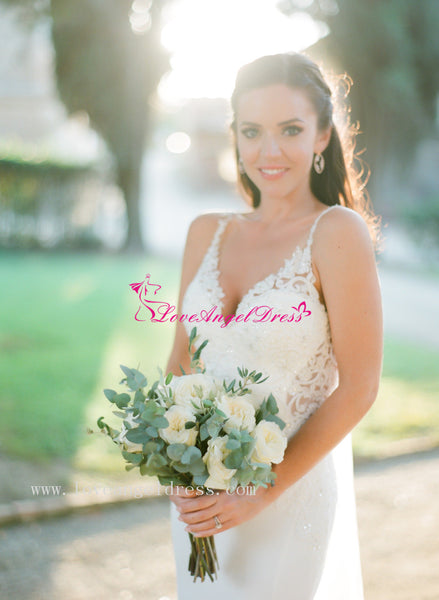 beaded-appliques-v-neck-sheath-destination-wedding-gown