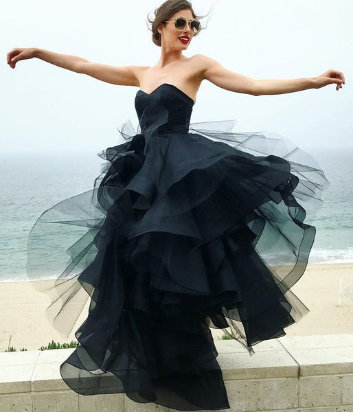 black-ruffles-prom-gown-with-strapless-corset-3