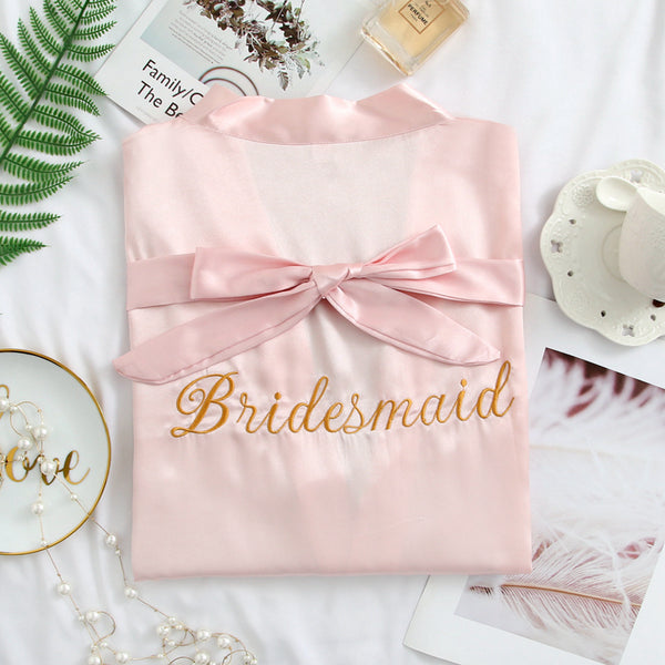 Bridesmaid Wedding Party Robes Girlfriends Bathrobes Sexy Pajamas