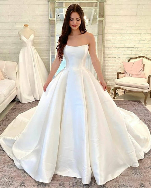 curved-strapless-satin-bridal-gown-chapel-train-1