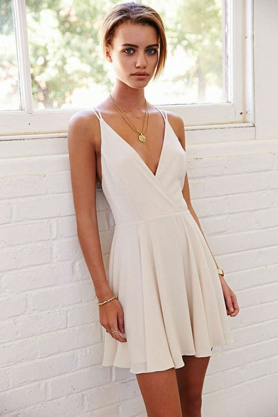deep-v-neck-chiffon-short-bridesmaid-dress-under-100