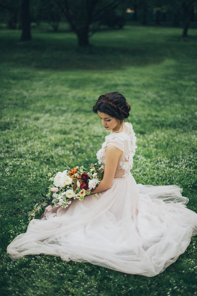 flowers-sheer-lace-boho-wedding-dress-with-tulle-skirt-3
