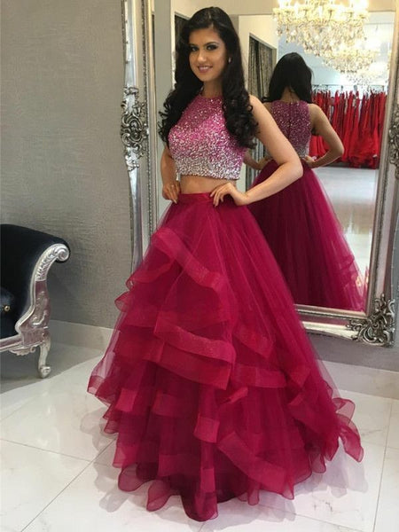 Ruffle gown online hotsell
