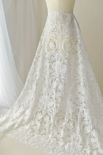 High-end Embroidery Lace Wedding Accessories Diy Clothing Dress Fabric