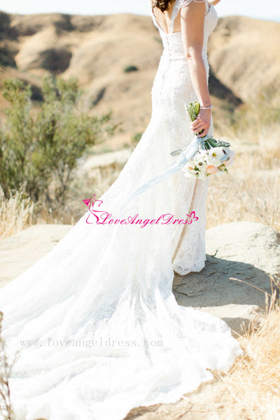 lace-wedding-gown-with-cathedral-train