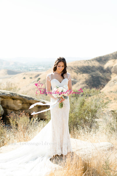lace-wedding-gown-with-cathedral-train