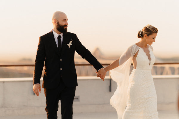 Modern Boho Lace Wedding Dress Short 2022 Summer