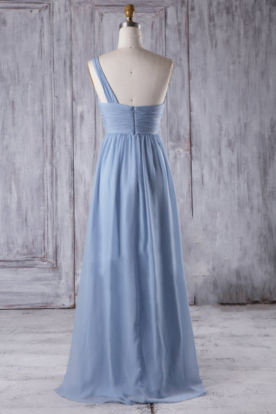one-shoulder-chiffon-long-bridesmaid-dress-for-pregnant-woman-1