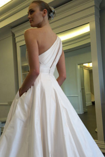 one-shoulder-wedding-gown-satin-chapel-train-vestido-de-novia-1