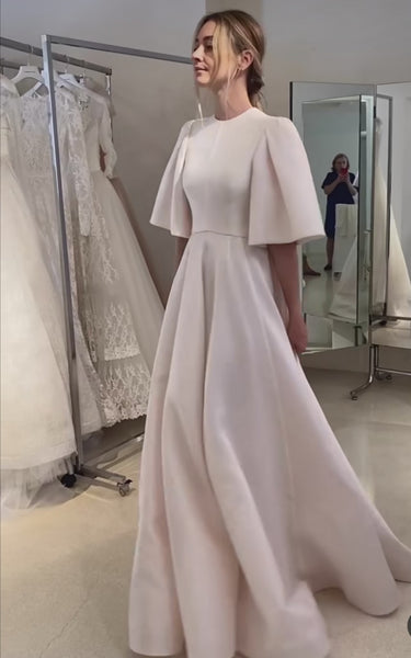 pale-pink-satin-wedding-gown-with-flare-sleeves-2