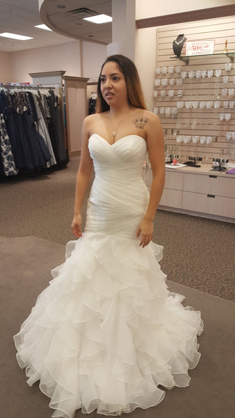 pleated-corset-mermaid-organza-wedding-dress-with-layers-skirt-1