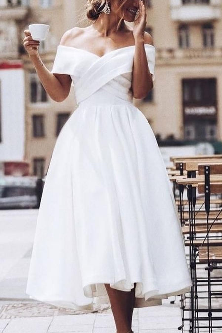 Navy Tulle Short Prom Dress Strapless Corset Bodice