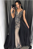 plunging-v-neck-beaded-rhinestones-prom-dresses-with-tulle-skirt-1