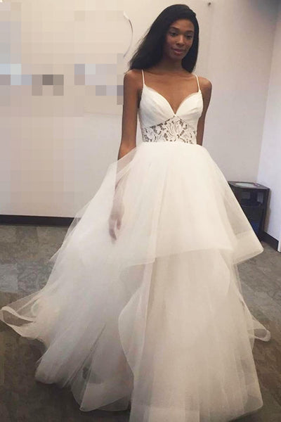 princess-ivory-ball-gown-with-spaghetti-straps-bride-dresses