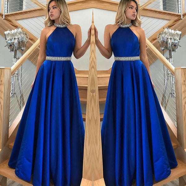 rhinestones-a-line-royalblue-satin-long-prom-dresses