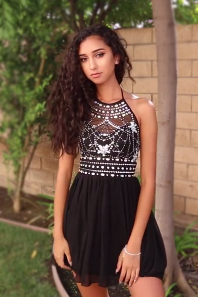 Halter top homecoming dresses hot sale