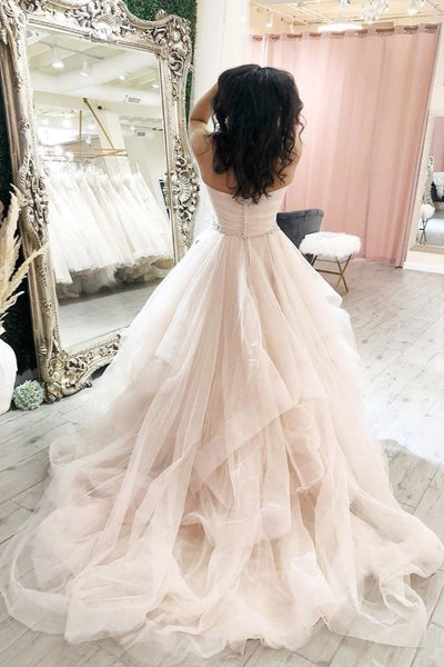 ruching-sweetheart-tulle-bride-dresses-with-jewellery-belt-1