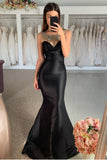 satin-black-mermaid-prom-dress-with-sweetheart-neckline