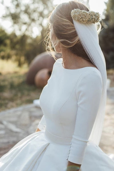 satin-cathedral-train-wedding-dresses-with-sleeves-4