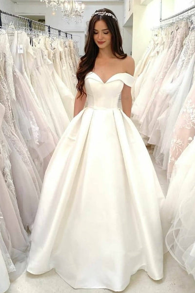 satin-off-the-shoulder-wedding-gown-with-pockets