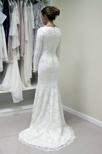 scoop-neck-lace-winter-modest-wedding-dress-long-sleeves