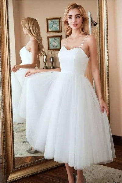spaghetti-straps-ivory-bridal-gown-short-tulle-skirt-1