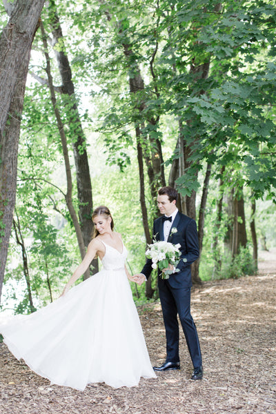 spaghetti-straps-v-neck-a-line-wedding-dress-with-crystals-belt-3