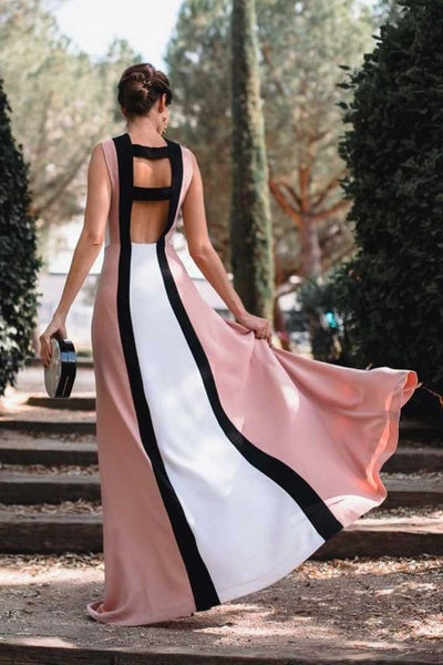 spandex-contrast-color-prom-evening-gown-with-slit-front-1