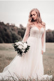 sparkling-beaded-wedding-dress-with-sheer-long-sleeves-3
