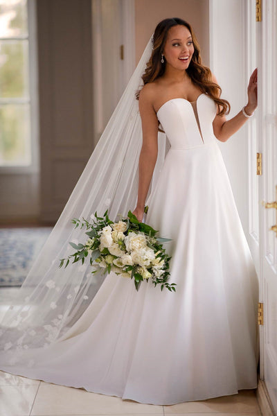 strapless-backless-satin-simple-wedding-gown-dress-with-dramatic-train-2