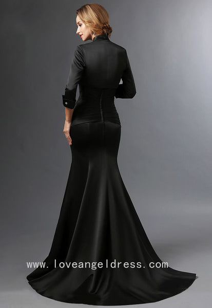 sweetheart-satin-black-mermaid-mother-of-the-groom-dress-with-bolero-3