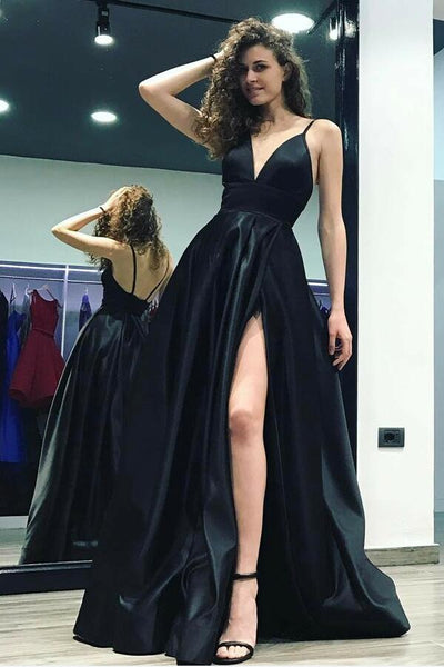 v-neck-maxi-side-slit-evening-prom-dress-with-spaghetti-straps