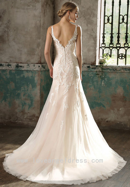 v-neckline-appliques-fit-flare-bride-dress-champagne-wedding-gowns-online-1