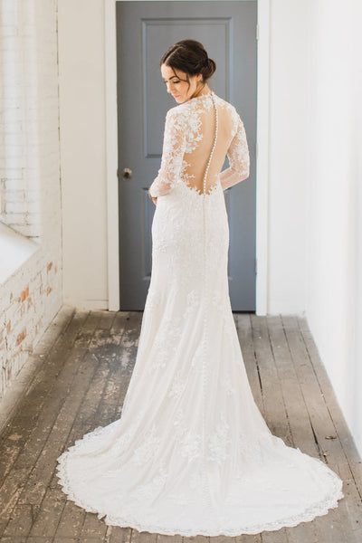 Latest lace outlet gown 2018