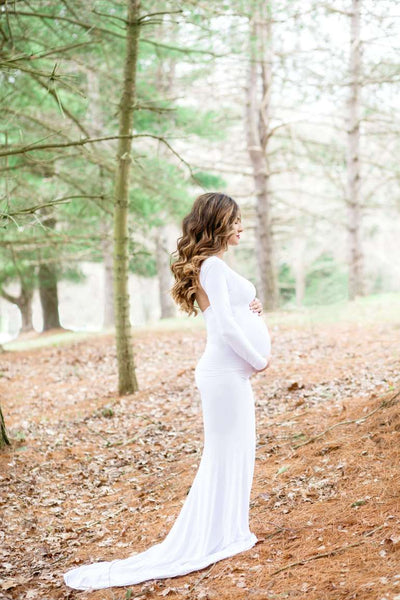 white-spandex-maternity-dresses-with-long-sleeves-7