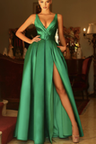 2024-satin-green-prom-dresses-with-pockets