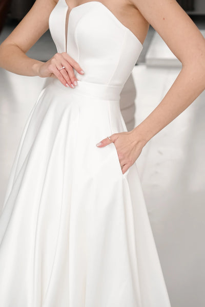 minimalist-a-line-wedding-gown-with-midi-length-skirt-3