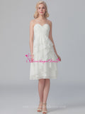 knee-length-bridesmaid-dress