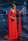 Allison Janney Oscar Red Carpet Dresses with Long Sleeves