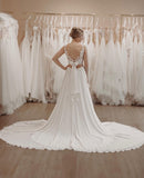 2023-spring-wedding-dress-with-lace-bow-back-1
