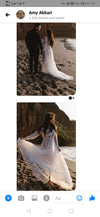 Luxury Rhinestones Wedding Dress with Illusion Long Sleeves