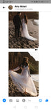 Luxury Rhinestones Wedding Dress with Illusion Long Sleeves